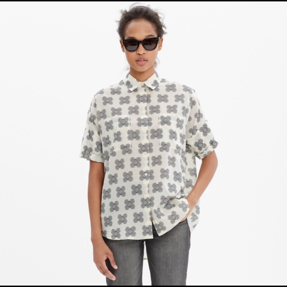 Madewell Courier in Ornamental Clover
